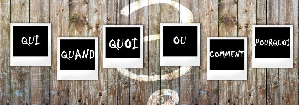 Qui quoi ou comment illustration rapport activité