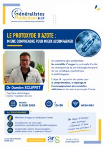 Affiche webinaire Un webinaire protoxyde d’azote