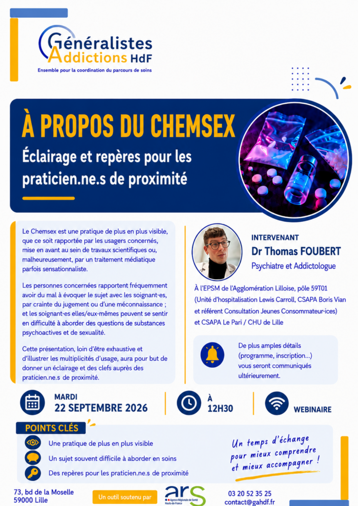 Affiche Chemsex
